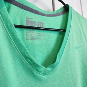 Nike Dri-Fit Green Running Tee